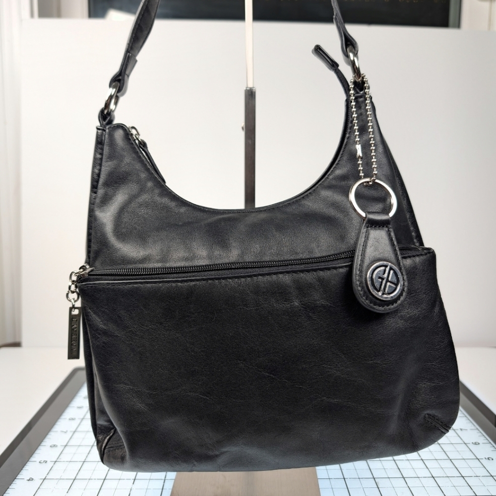 Gianni Bernini Napa Leather Hobo Bag